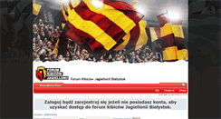 Desktop Screenshot of forum-jagiellonii.pl